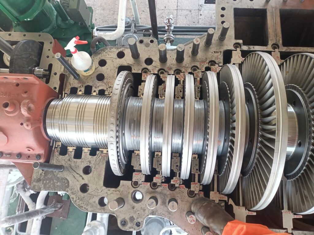 Mantenimiento a turbina
