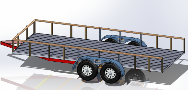 Diseño 3D de remolque — Ingeniería ECT