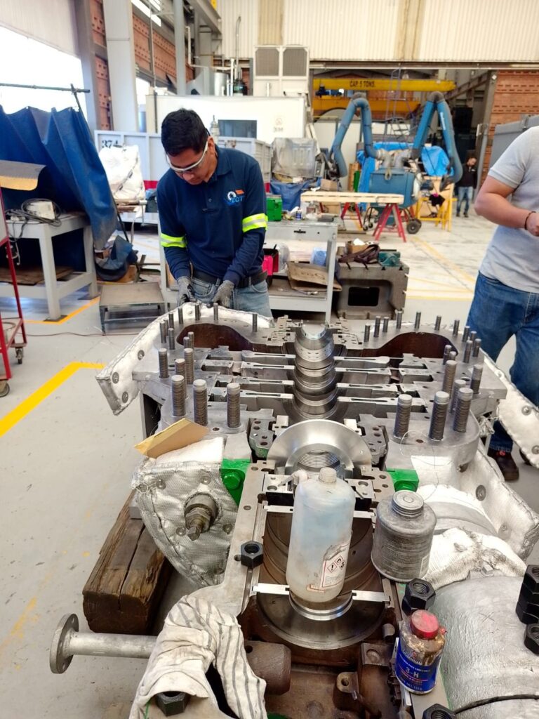 Overhaul turbina taller — ECT