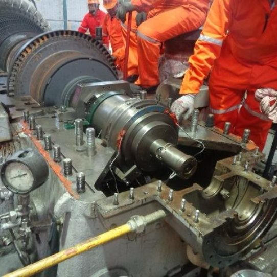 Turbina interior